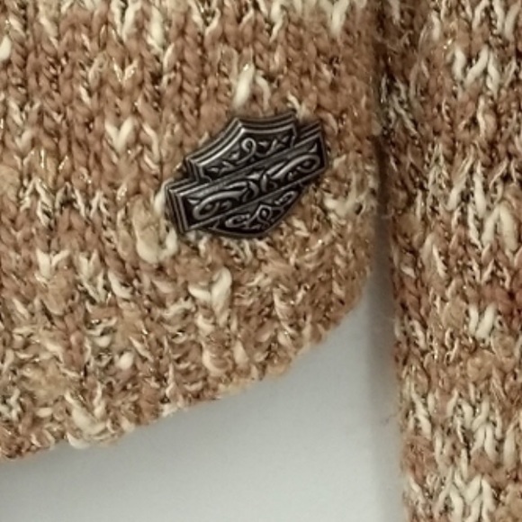 Harley Davidson open front cardigan size L - Picture 4 of 11